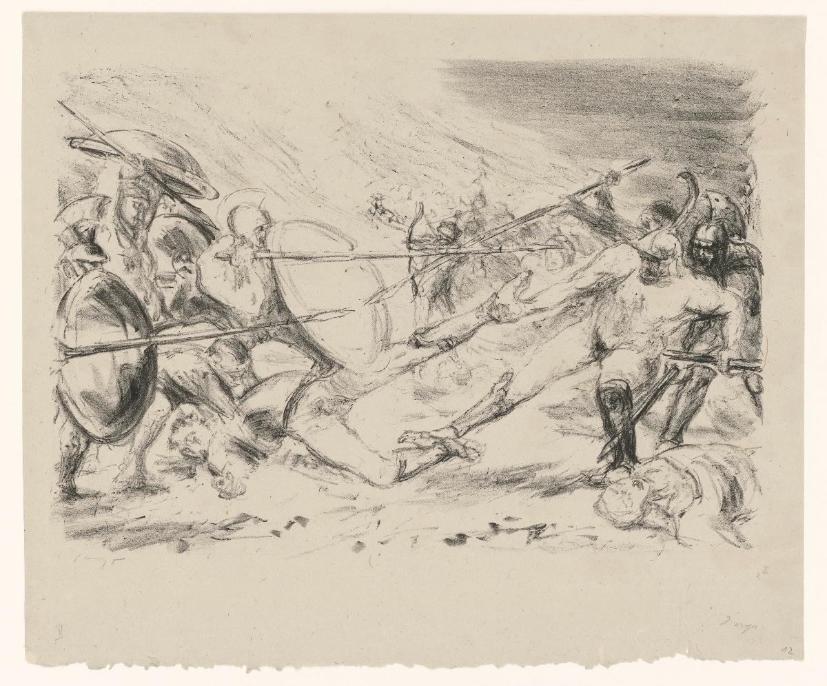 Hektor (Probedruck Hektors Kampf mit Ajax)