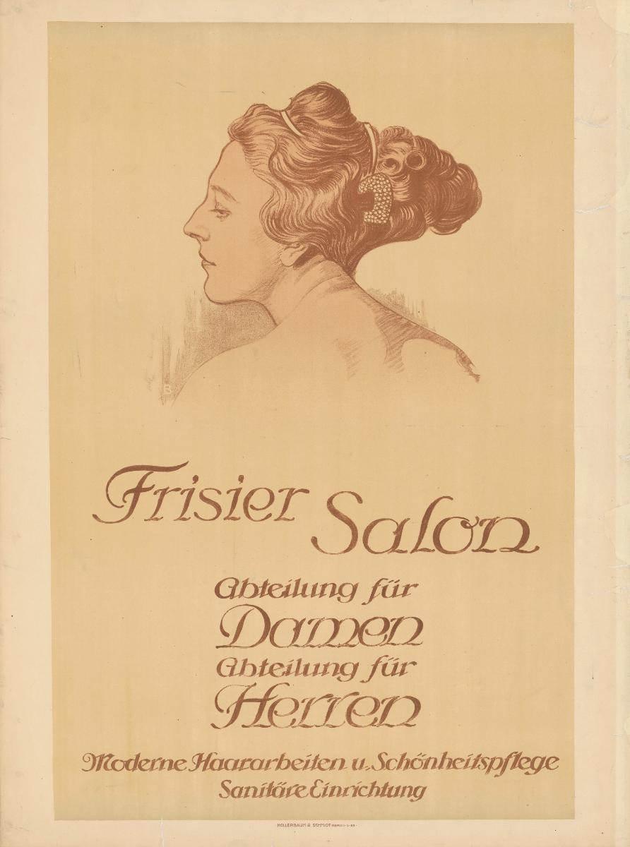 Frisier Salon. Abteilung für Damen und Herren