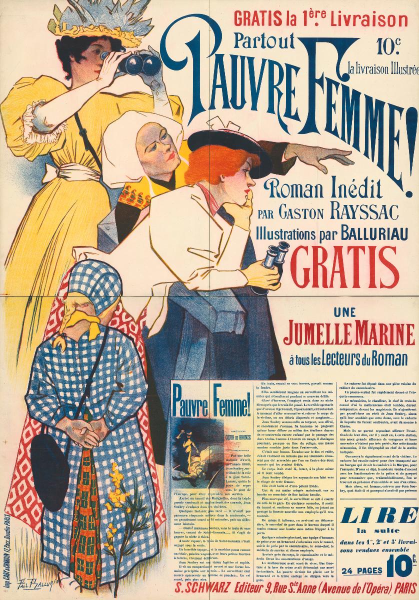 La livraison Illustrée. Pauvre Femme! Inédit par Gaston Rayssac
