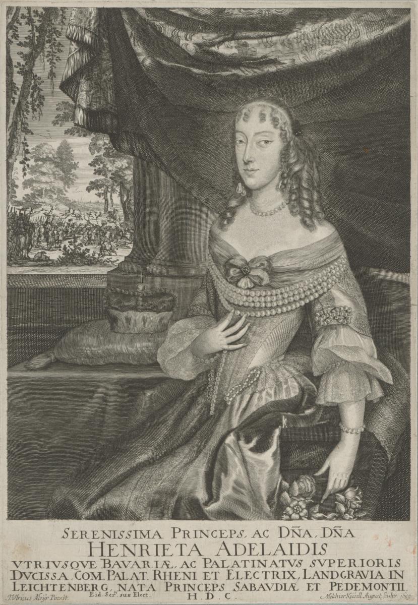 Porträt der Henriette Adelheid, Kurfürstin von Bayern