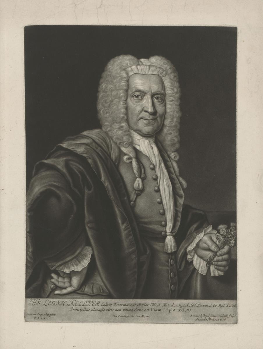 Porträt des Johannes Leonhard Kellner