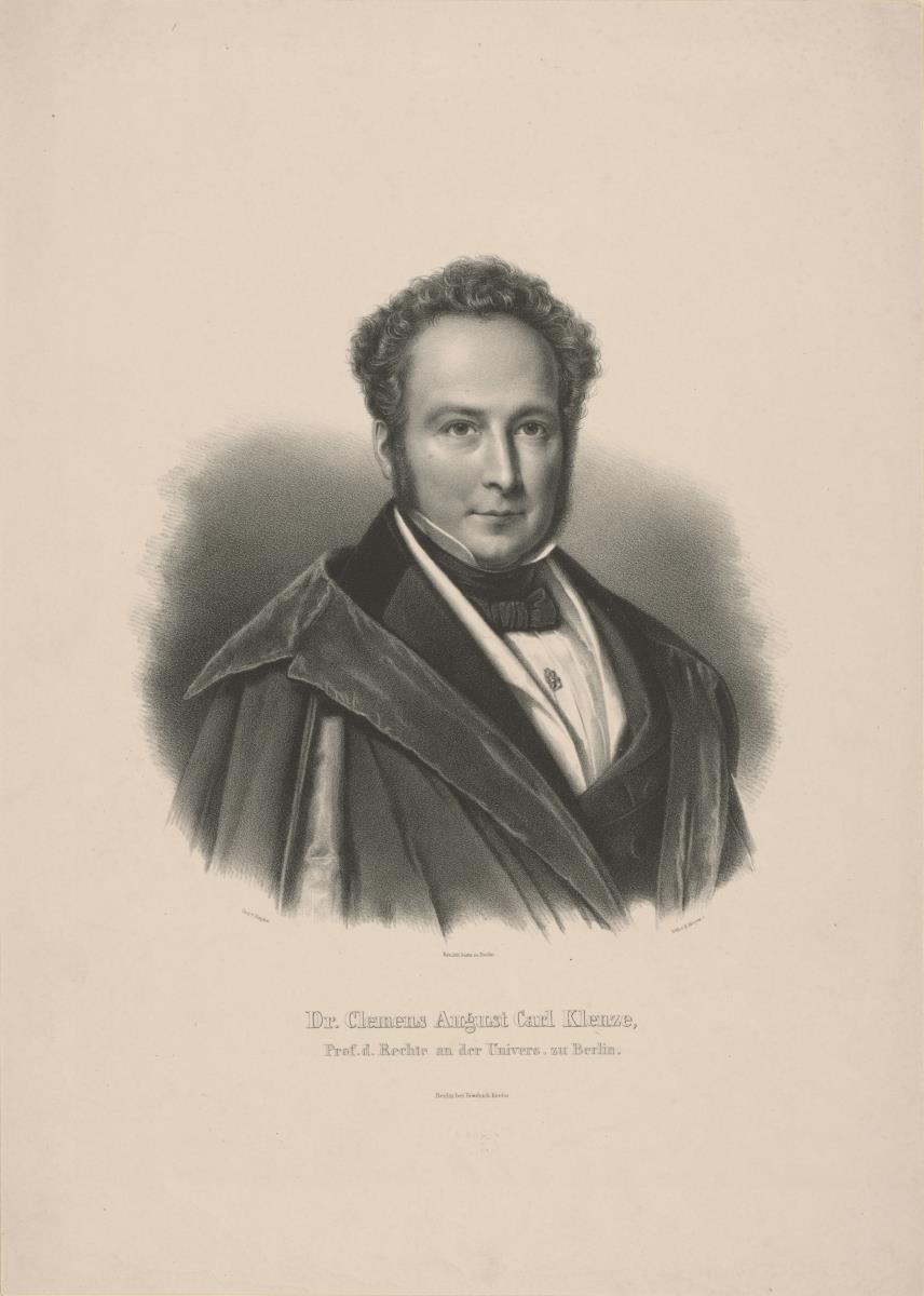 Porträt des Clemens August Carl Klenze