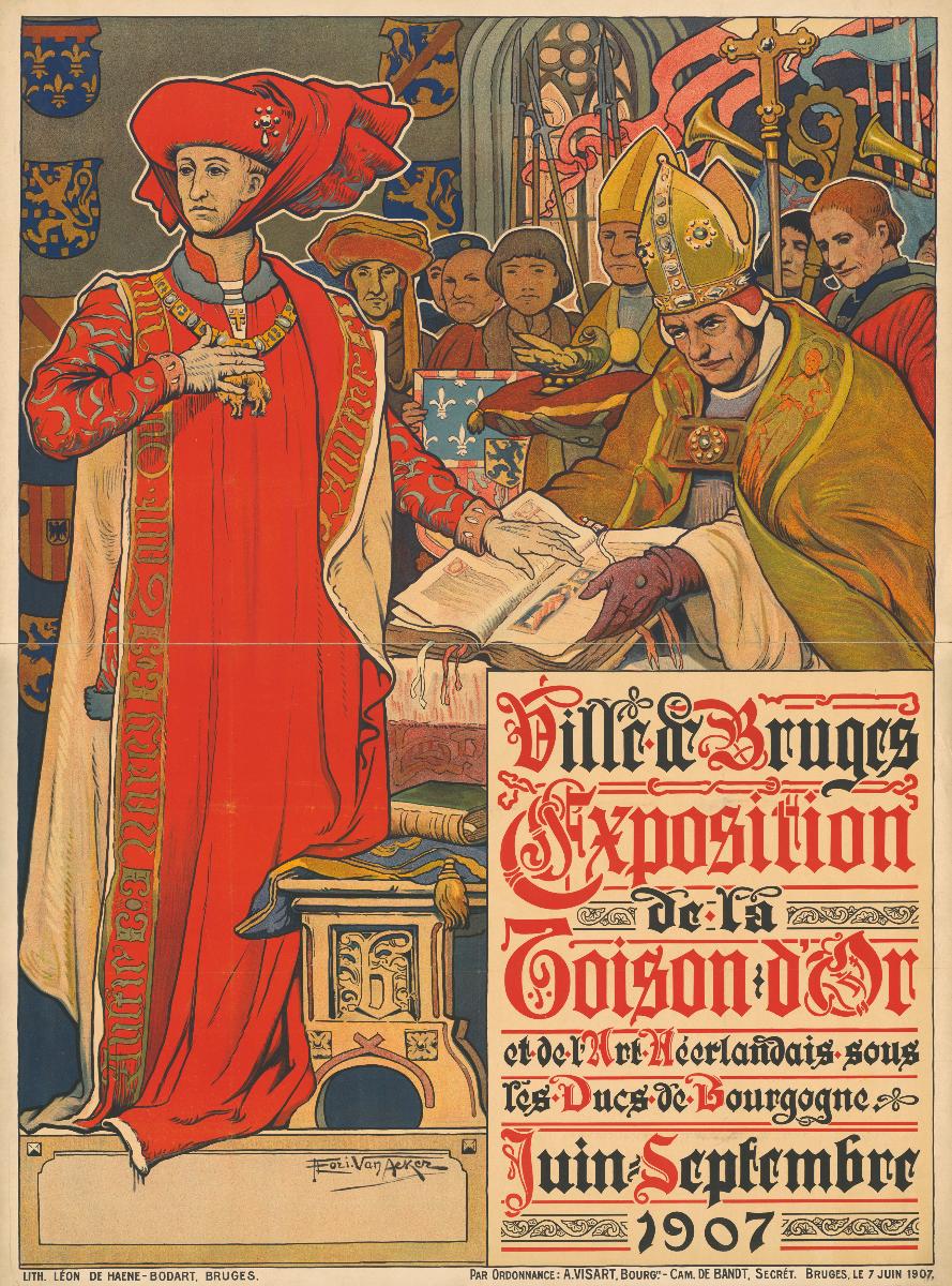 Ville de Bruges. Exposition de la Toison d'Or 1907