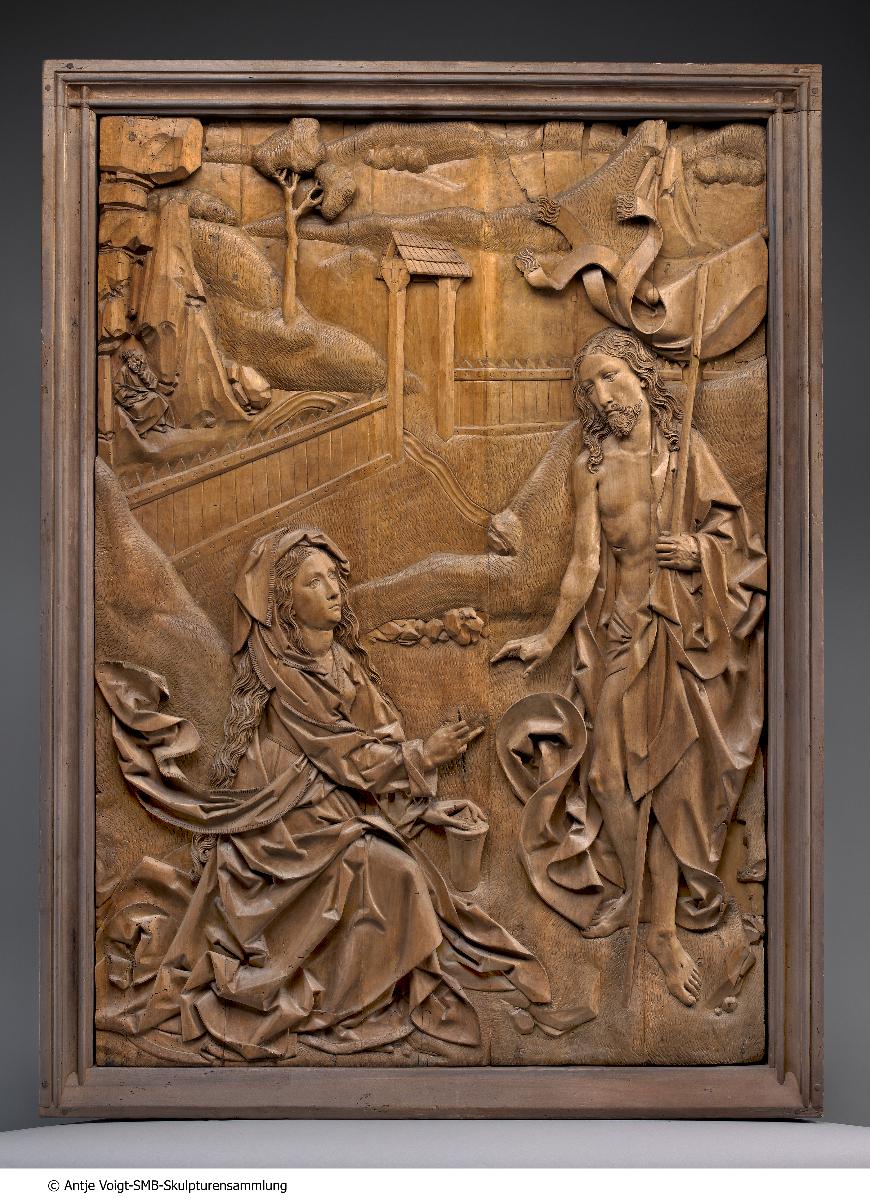 Die Erscheinung Christi vor Maria Magdalena
(Teilstück vom Münnerstädter Retabel)