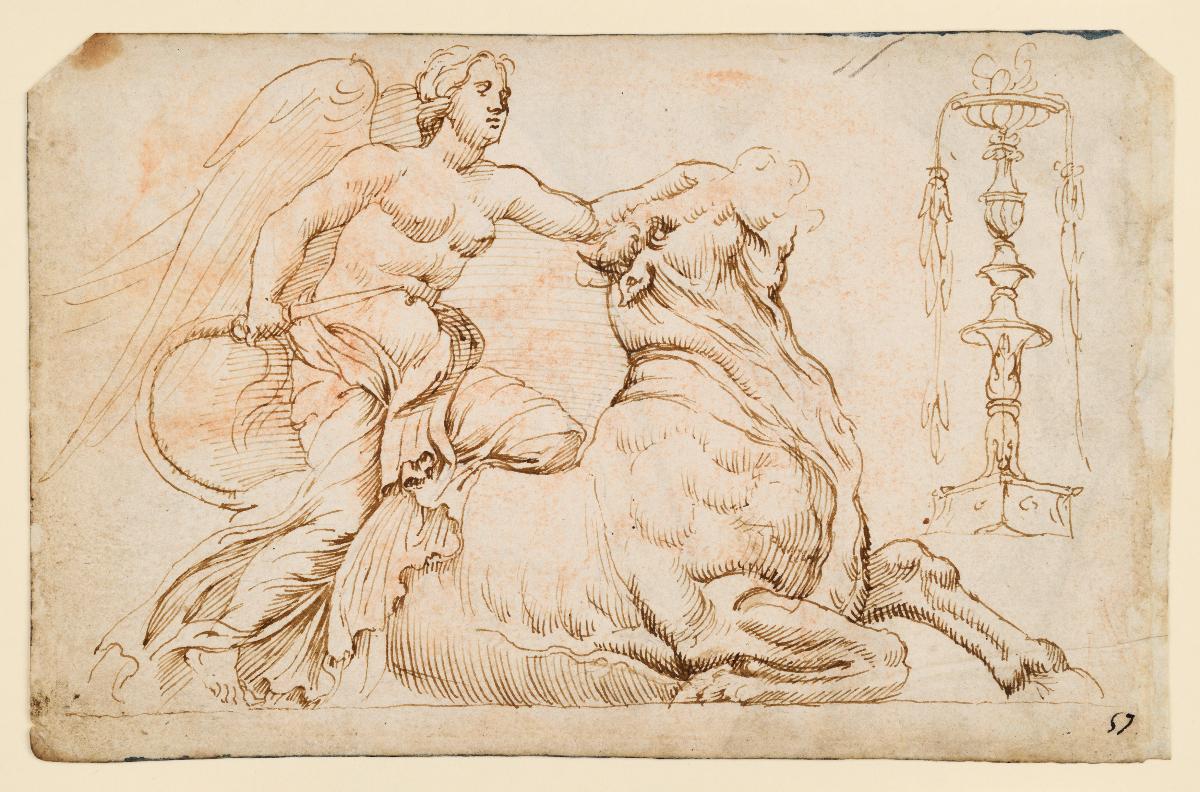 Studien nach einem antiken Relief