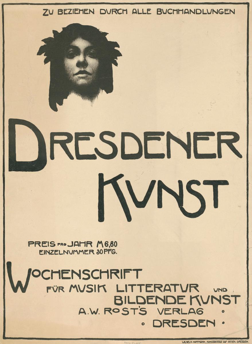 Dresdener Kunst Wochenschrift für Musik Litteratur und Bildende Kunst