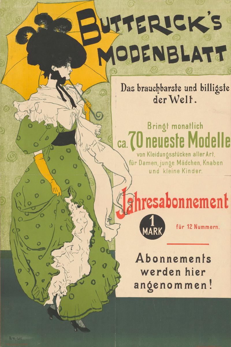 Butterick's Modenblatt