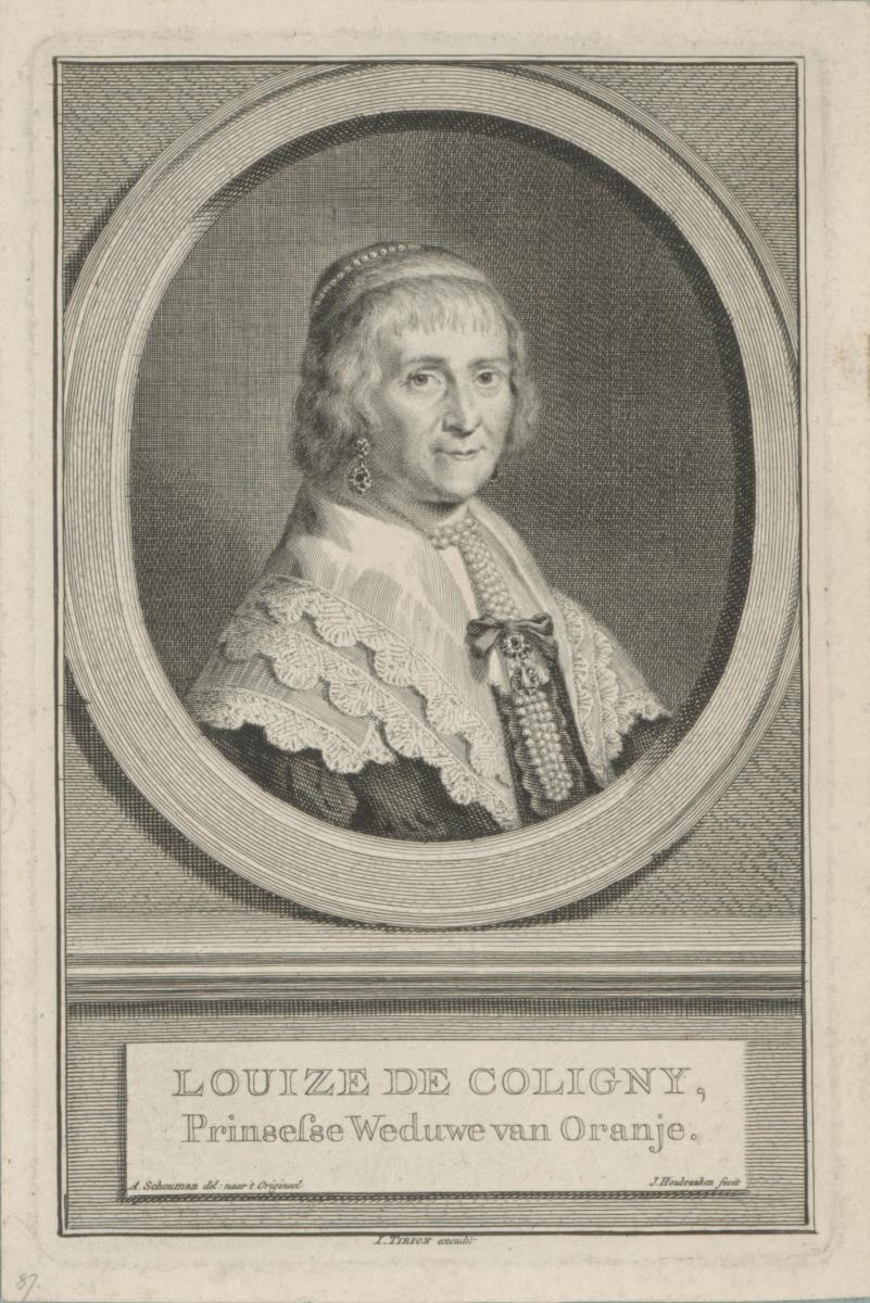 Porträt der Louise Coligny, verwitwete Fürstin von Oranien-Nassau