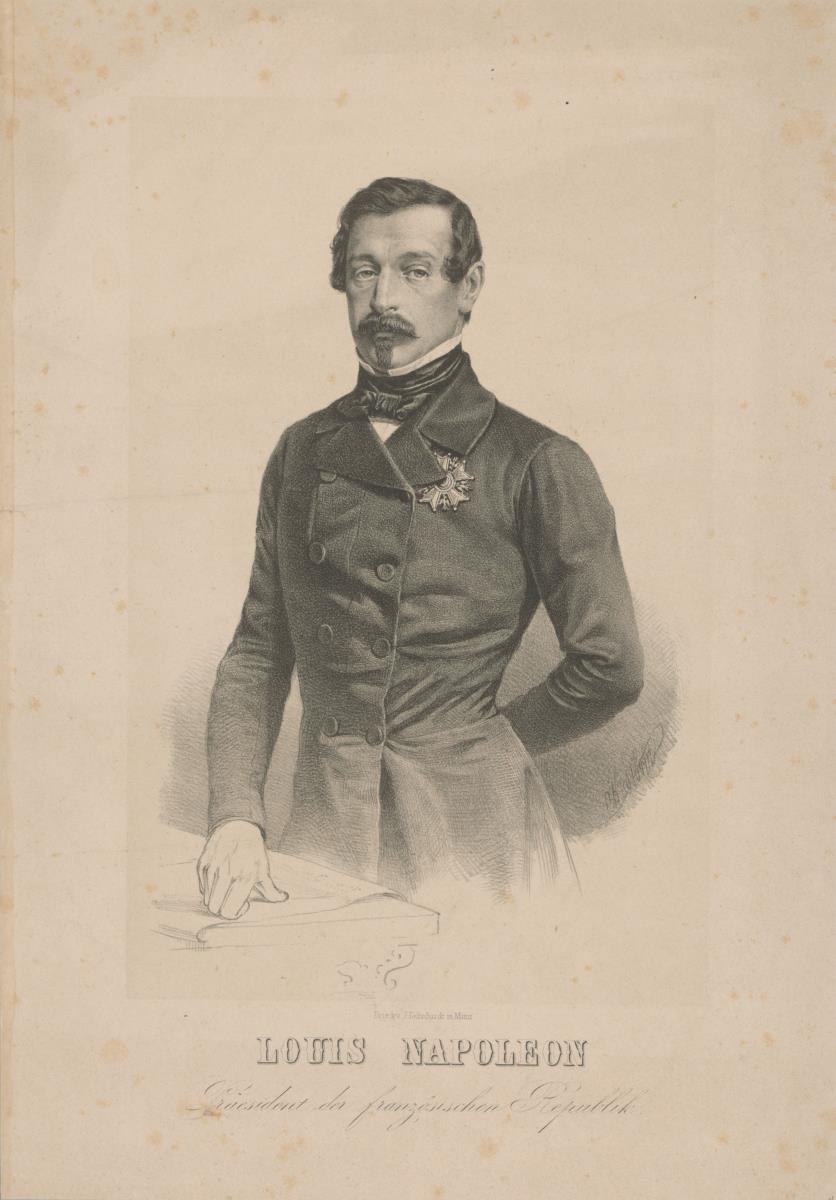 Porträt des Charles Louis Napoléon Bonaparte