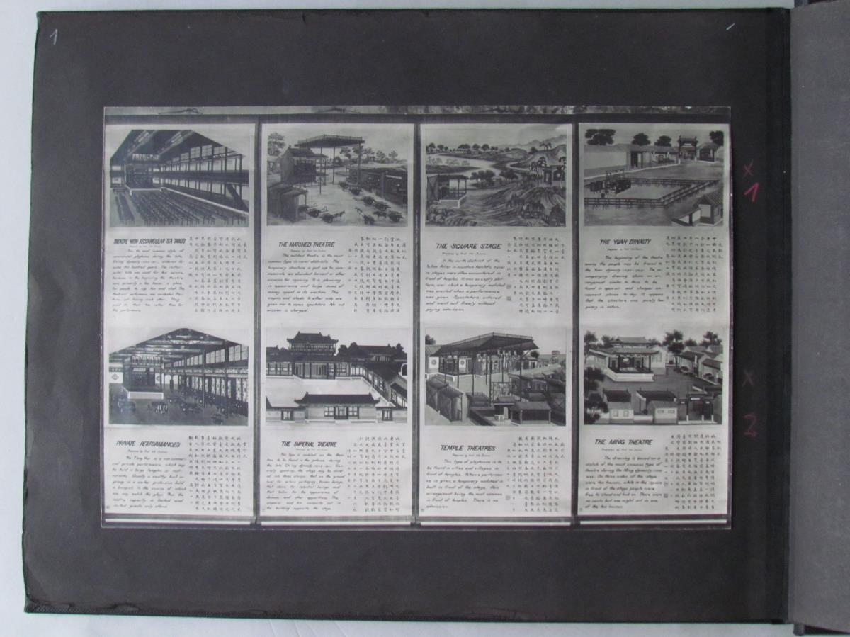"Rotes On The Chinese Theatre prepared by Prof. Chi Ju-Shan" (Chinesisch, teilweise Englisch)