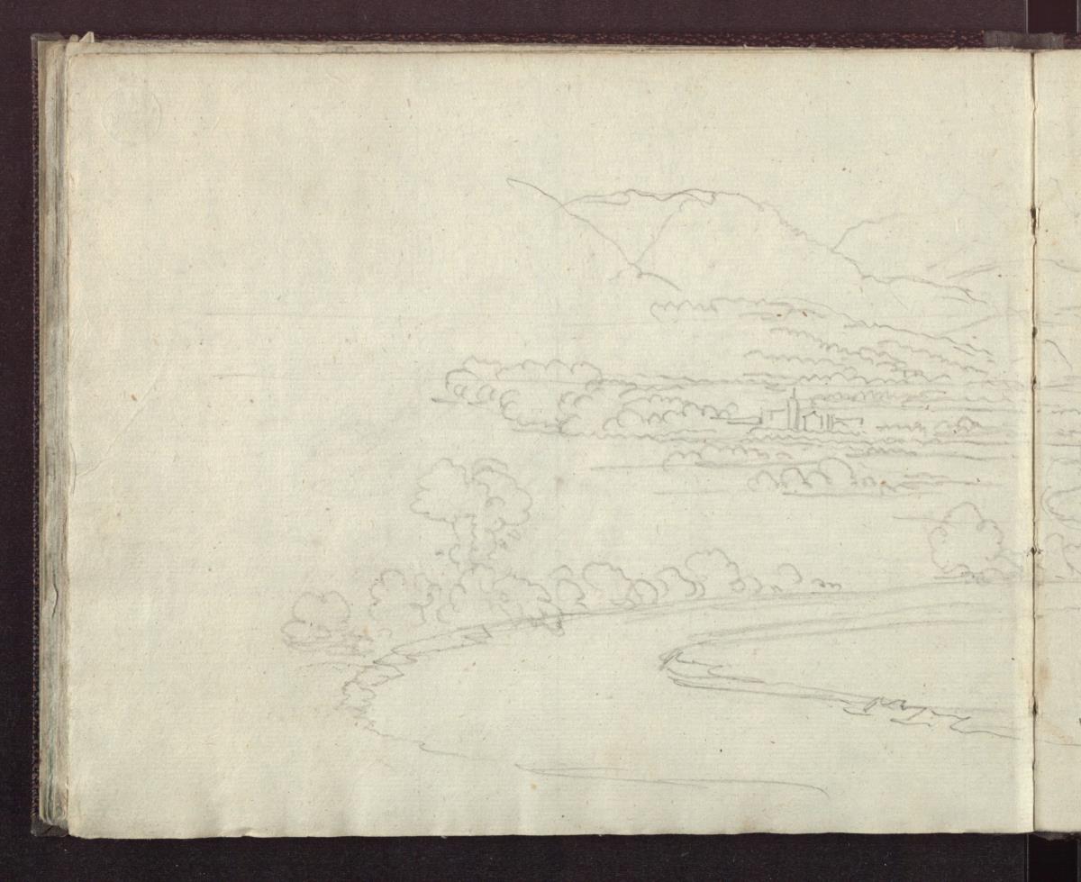 Ideale südliche Landschaft in der Art einer "Weltenlandschaft"
