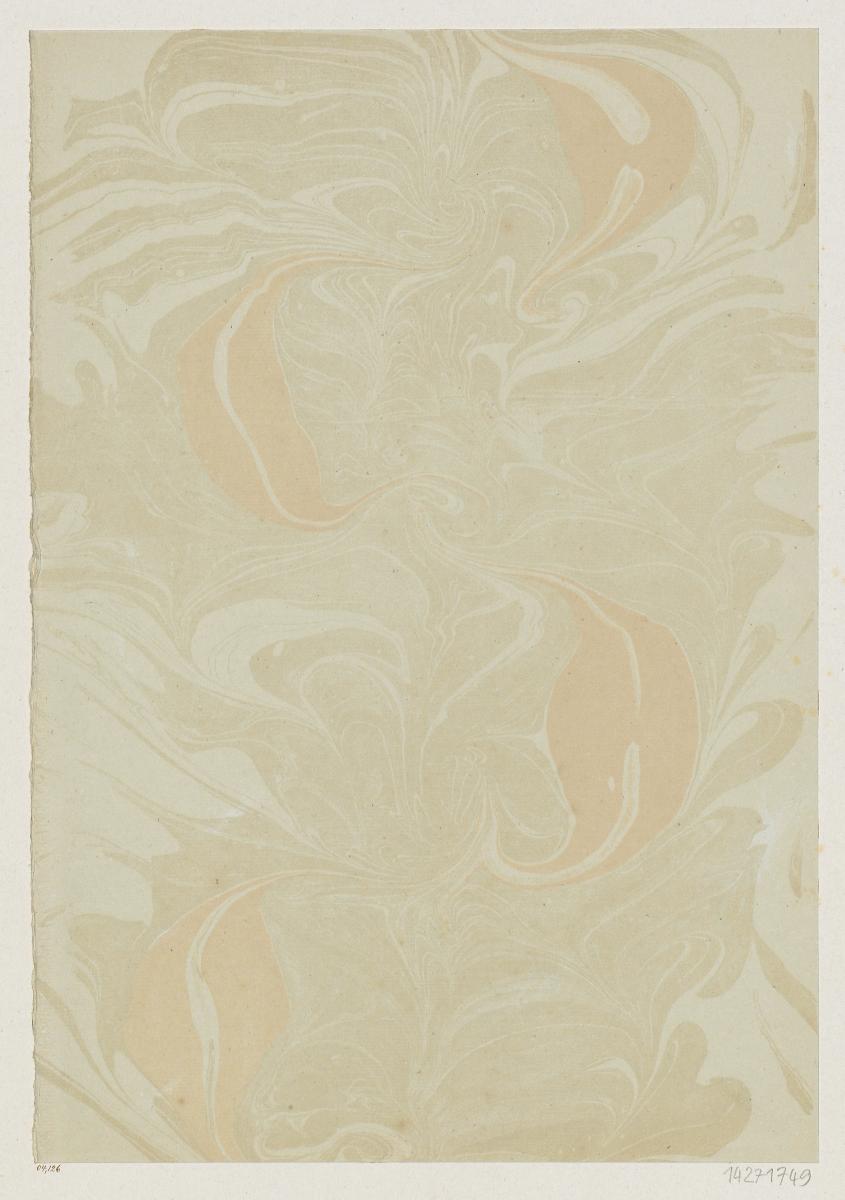 Gezogenes Marmorpapier