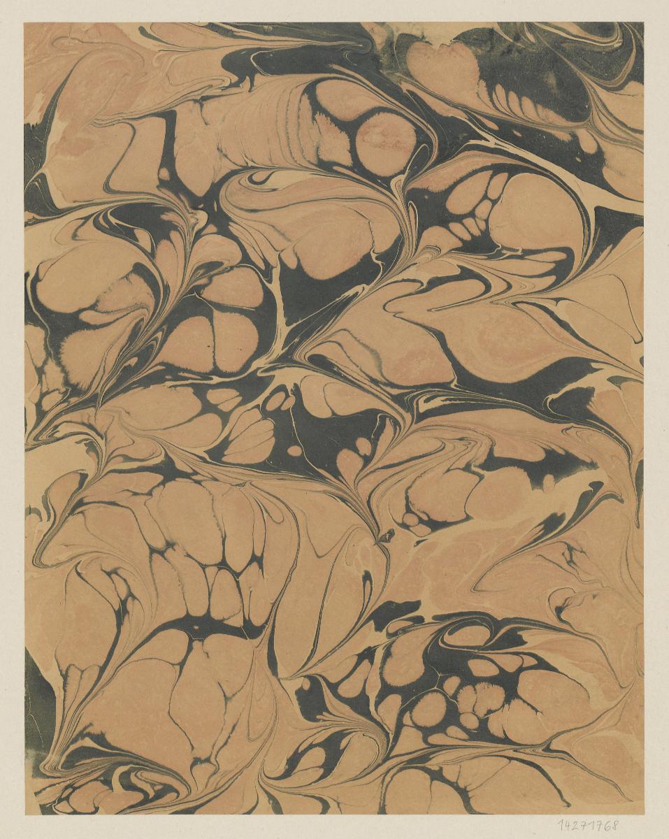 Gezogenes Marmorpapier