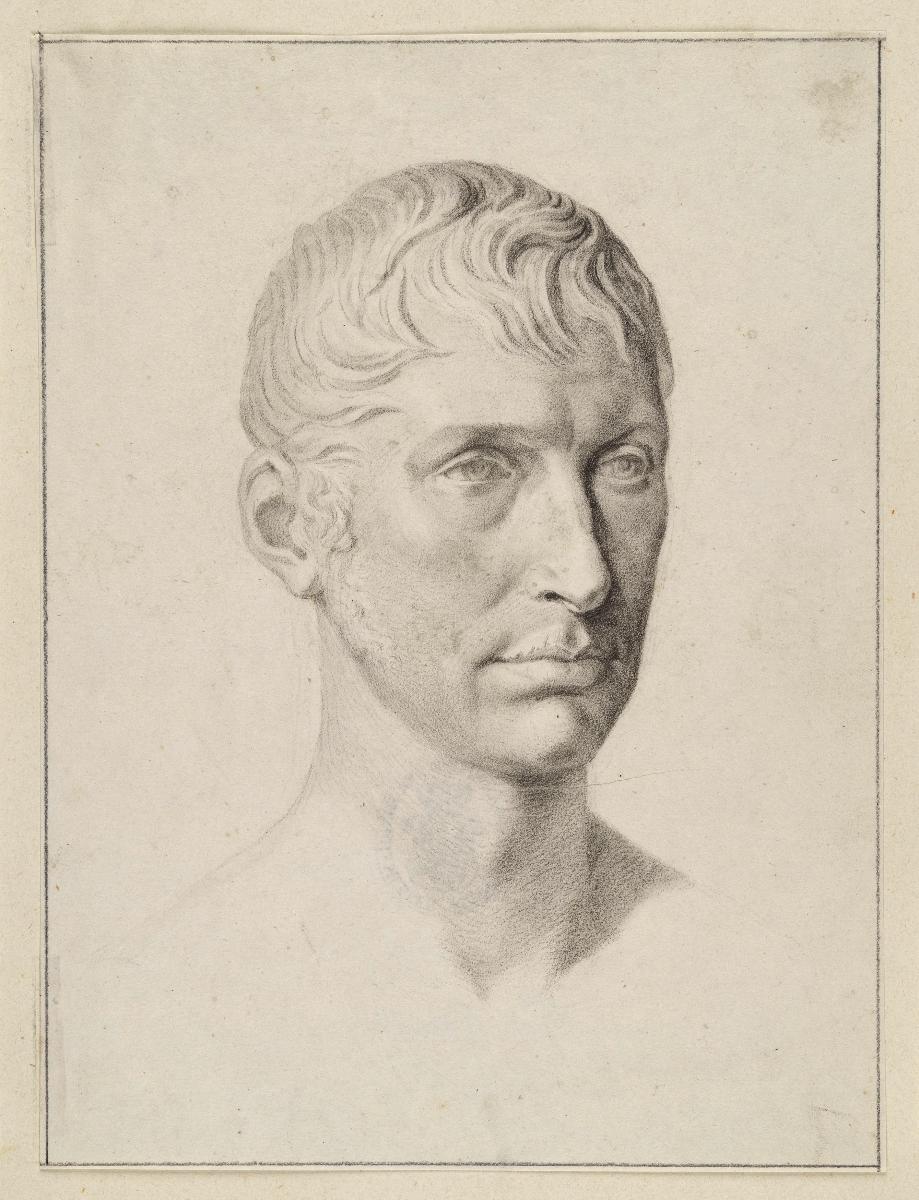 König Friedrich Wilhelm III. Brustbild, nach rechts, nach einer Skulptur