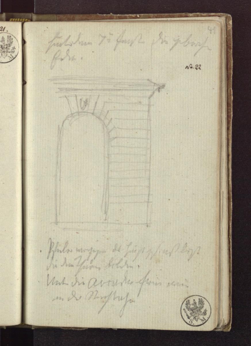 Berlin. Ergeschossarkade des alten Rathauses