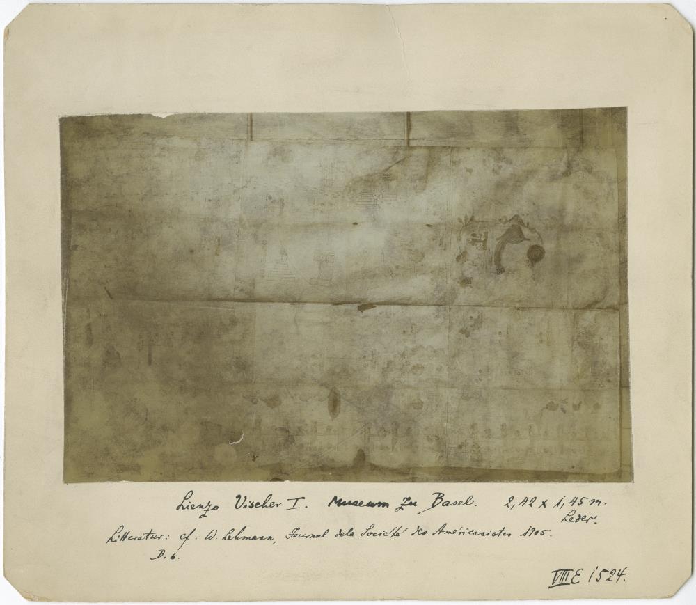 Bildhanschrift "Lienzo Vischer I"