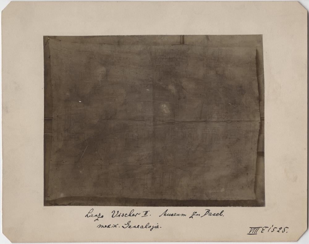 Bildhanschrift "Lienzo Vischer II"