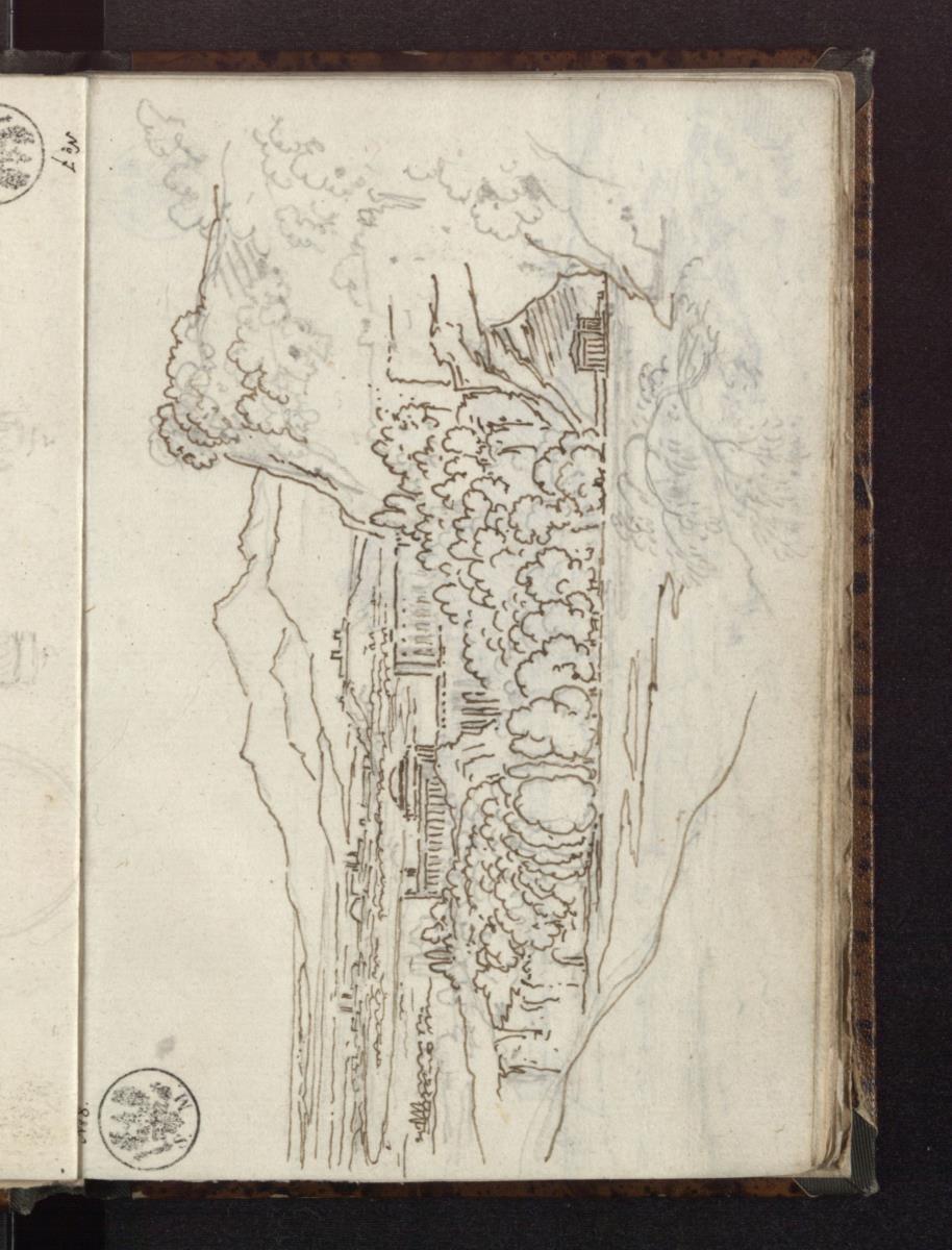Ideallandschaft / Landschaft bei Palermo