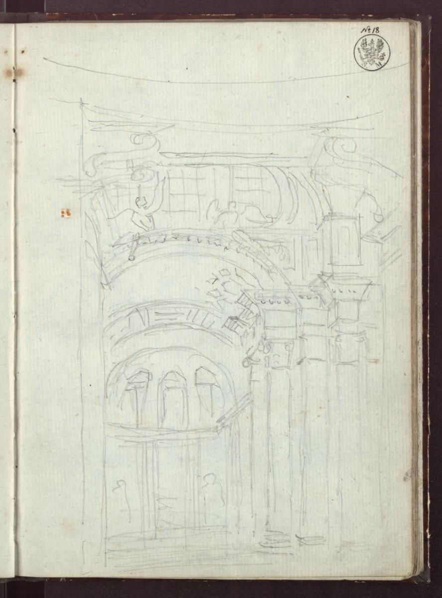 Innenansicht von Santa Maria degli Angeli in Rom