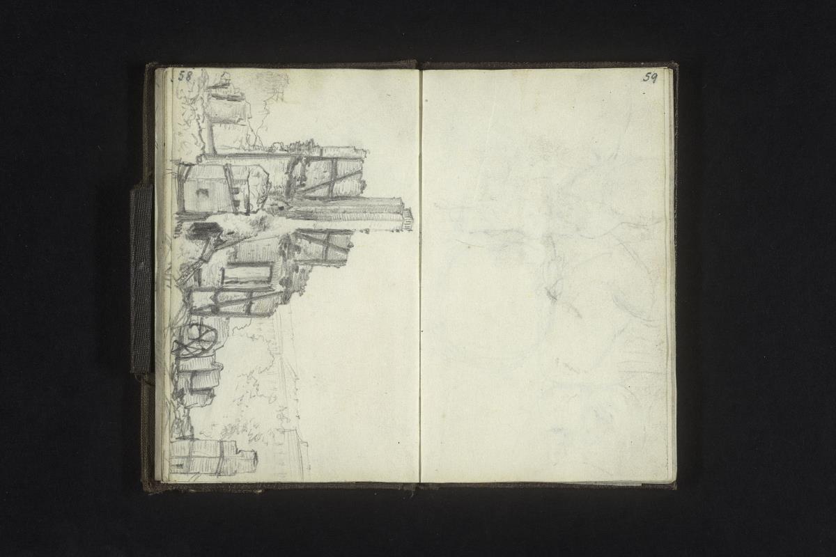 Ruine eines Hauses