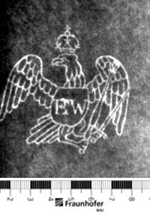 Berlin. Entwurf zur Einfriedung der Denkmäler für Scharnhorst und Bülow seitlich der Neuen Wache