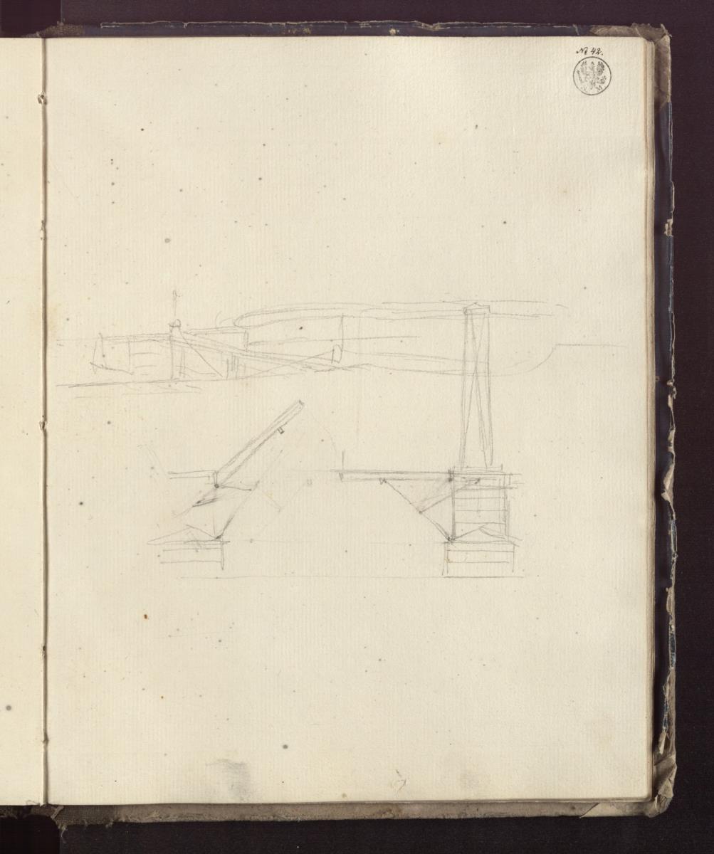Eine Klappbrücke