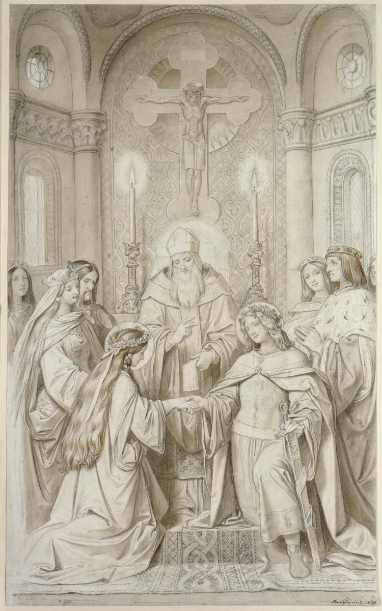 Vermählung der Heiligen Elisabeth mit Ludwig dem Heiligen von Thüringen
