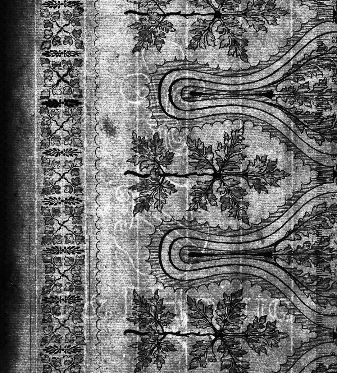 Ornamentale Blattfriese