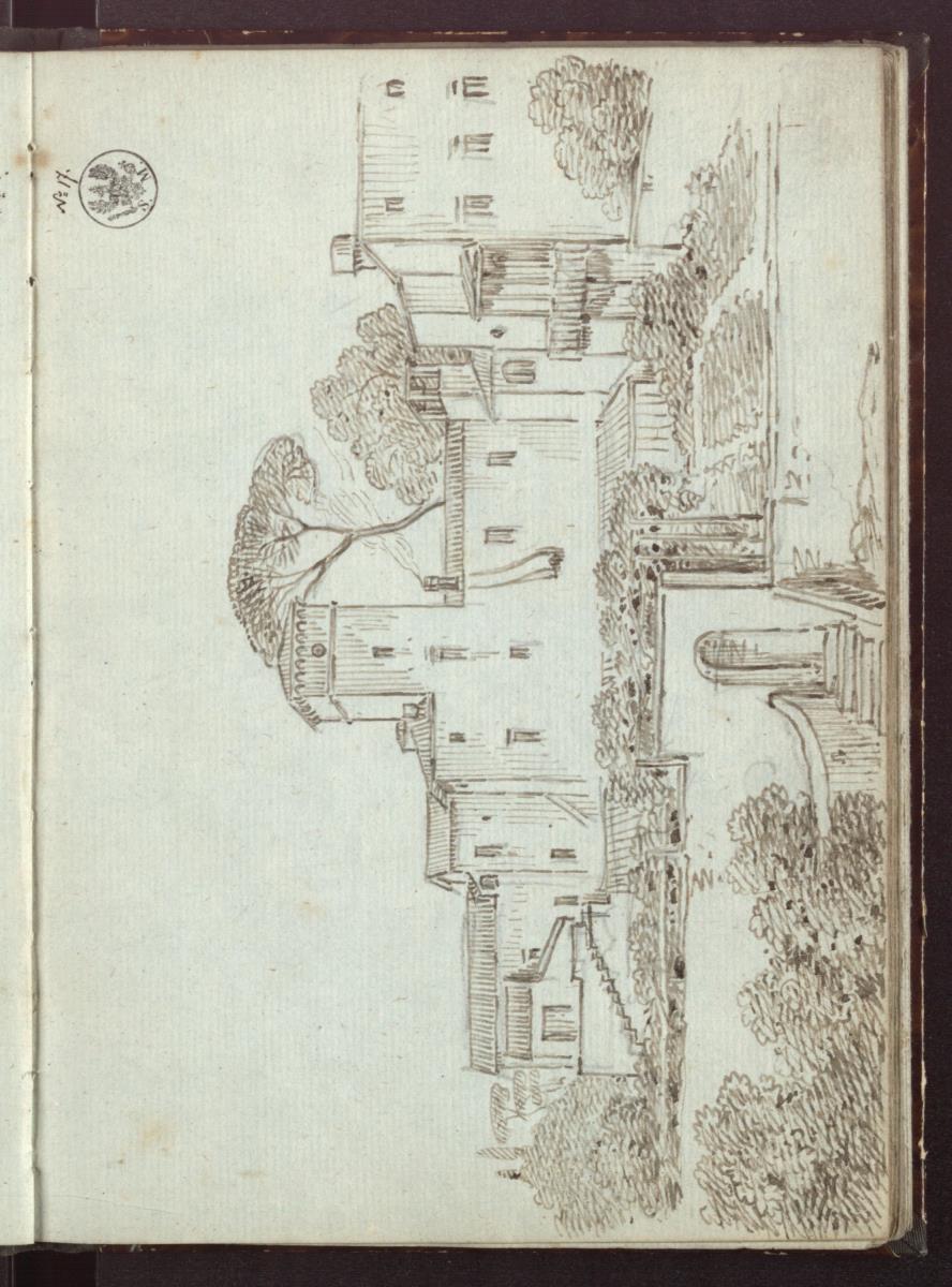 Ansicht der Villa Malta in Rom