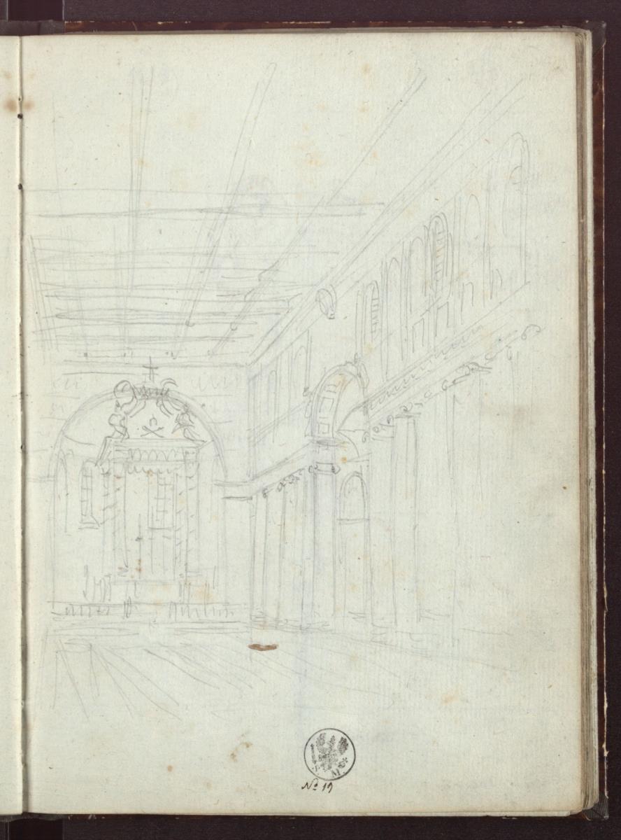 Innenansicht von Santa Maria Maggiore in Rom