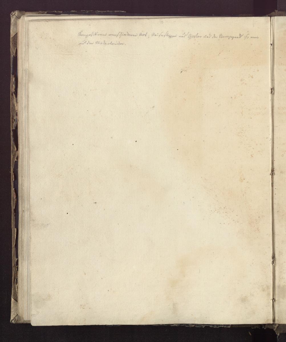 Inhalltsangaben zu dem Skizzenbuch