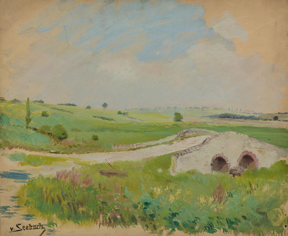 Lothringer Landschaft bei Saarburg. Studie