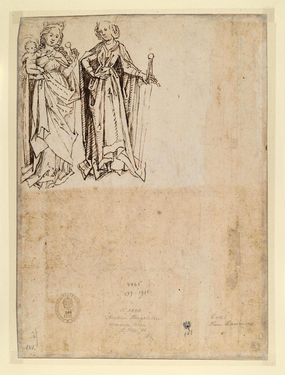 Madonna und hl. Katharina