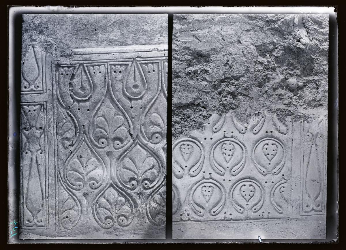 Privathäuser, Stuck, Haus XII, Zimmer 7 und Haus XIII, Zimmer 7 (Ornament Nr. 144, 145)