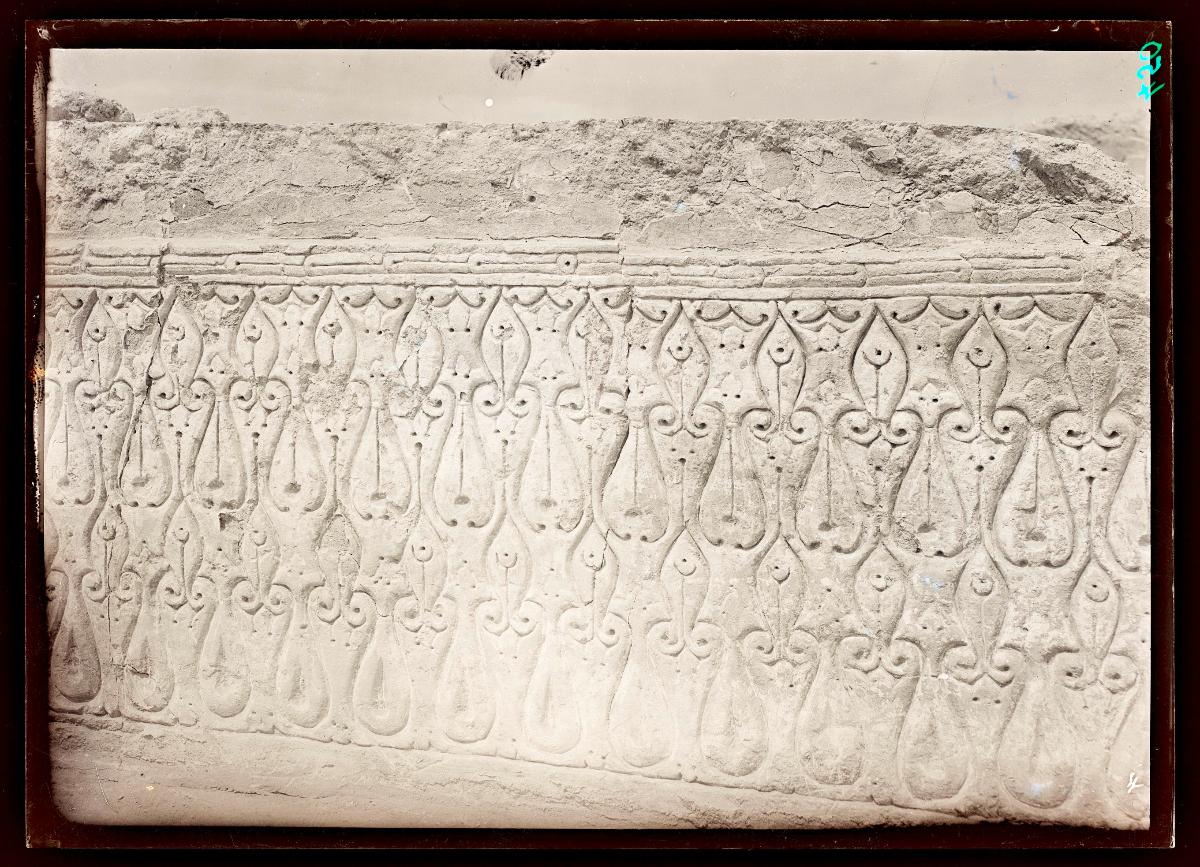 Privathäuser, Stuck, Haus XII, Zimmer 15 (Ornament Nr. 140)