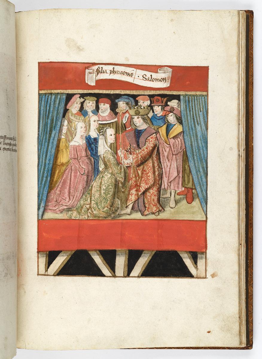 Einzug der Johanna von Kastilien in Brüssel am 9. Dezember 1496: Lebende Bilder: Salomo empfängt die Tochter Pharaos