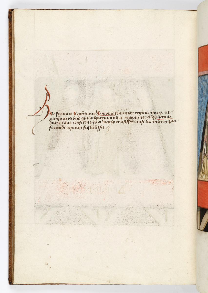 Einzug der Johanna von Kastilien in Brüssel am 9. Dezember 1496: Lebende Bilder: Kommentar zu Sinopis, die Herkules bekämpfte, mit zwei Frauen, die ihr Helm und Lanze halten