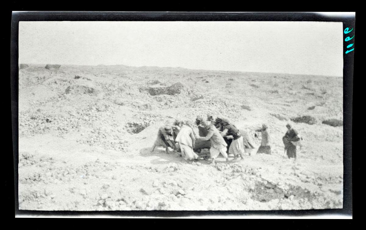 Grabung im al-Dschausaq al-Chaqani, Grabungsaufnahme