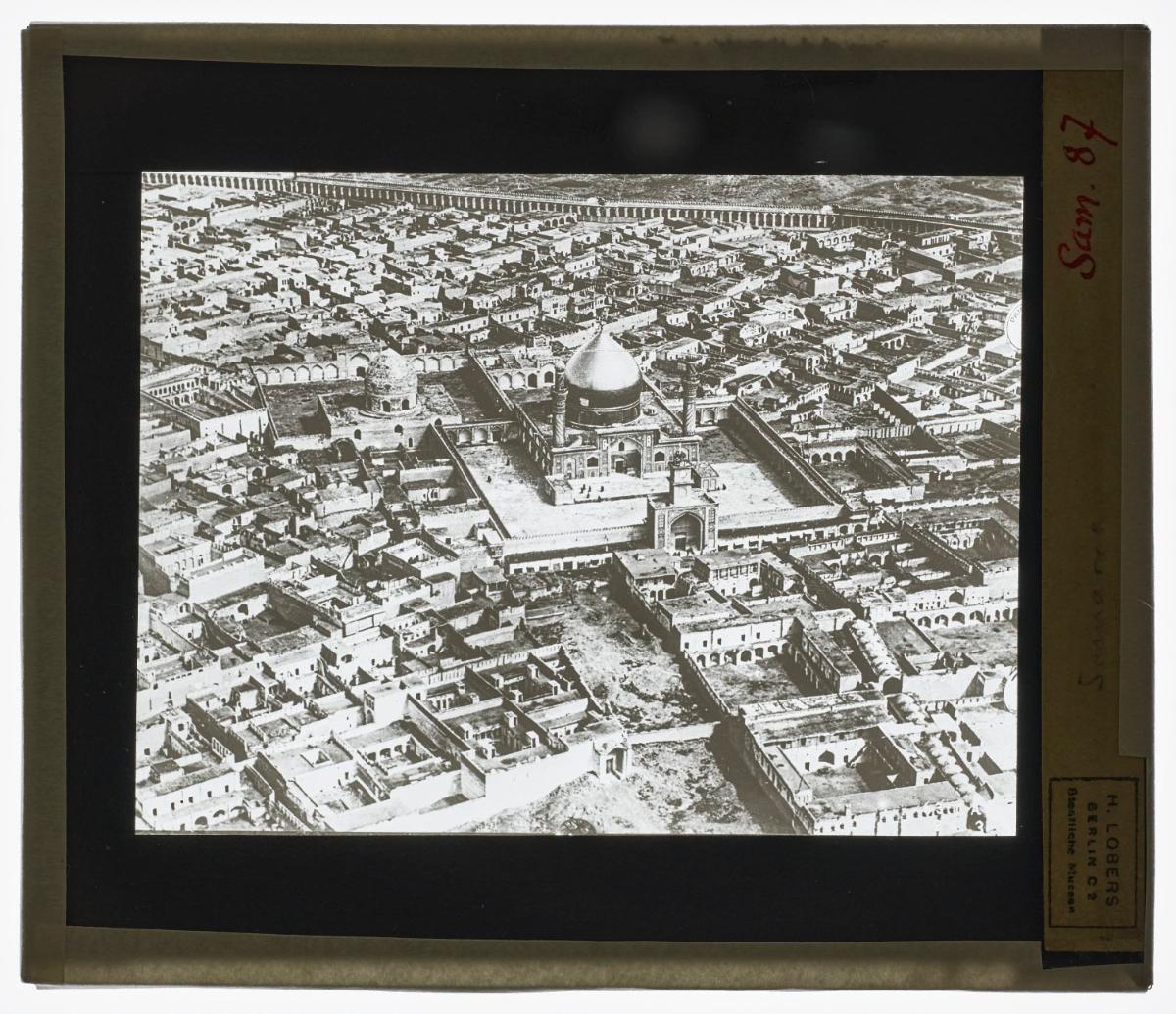 Die moderne Stadt, Fliegeraufnahme