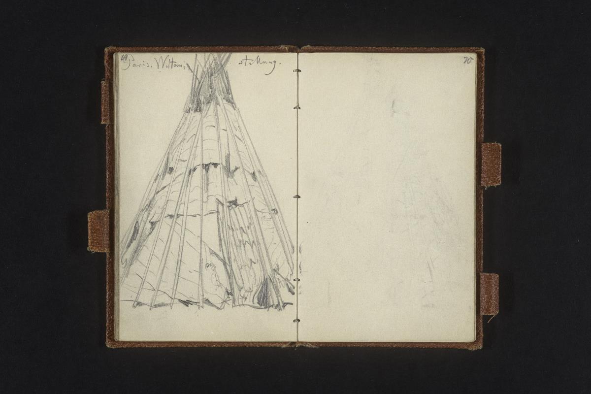 Tipi auf der Weltausstellung in Paris