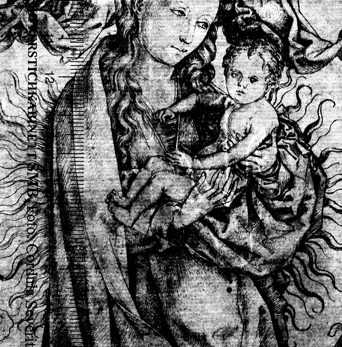 Madonna auf der Mondsichel, von Engeln gekrönt