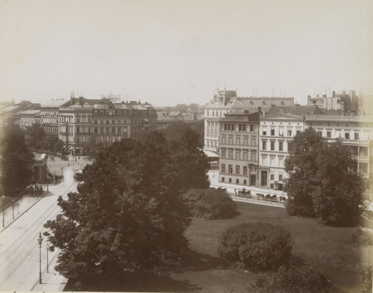 Berlin, Leipziger Platz und Potsdamer Platz von Osten
