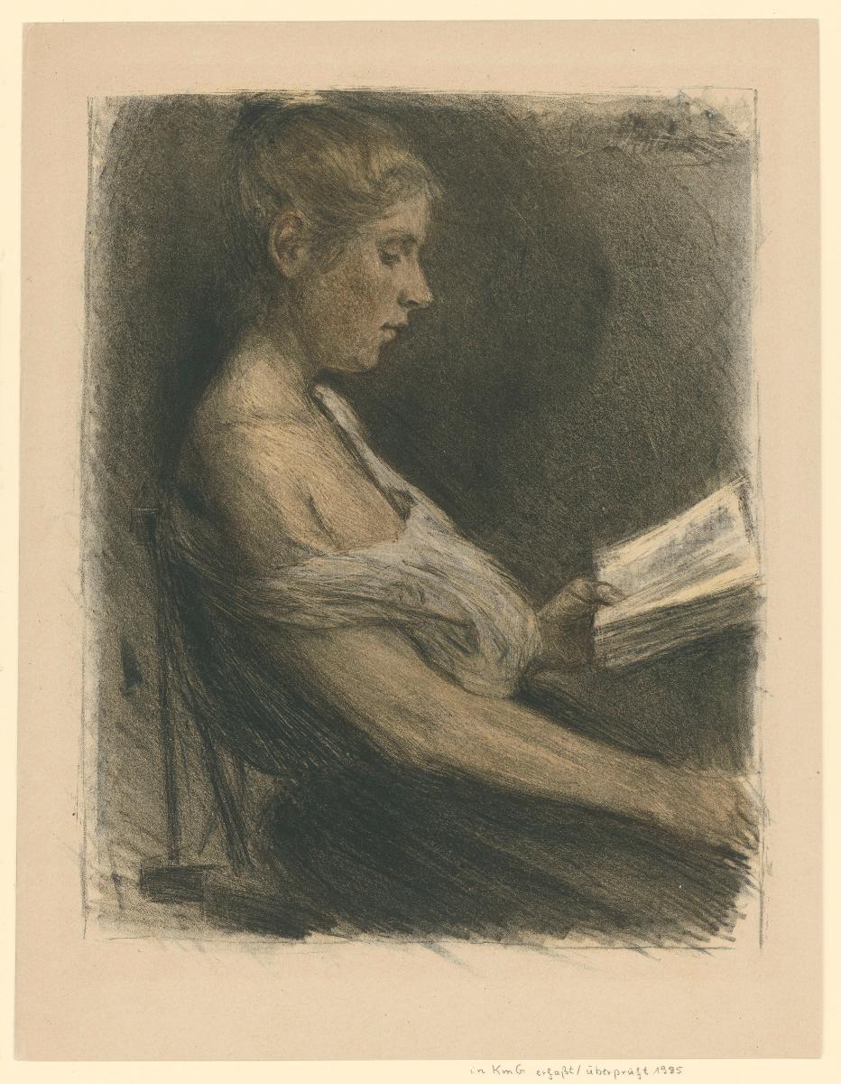Lesendes Mädchen