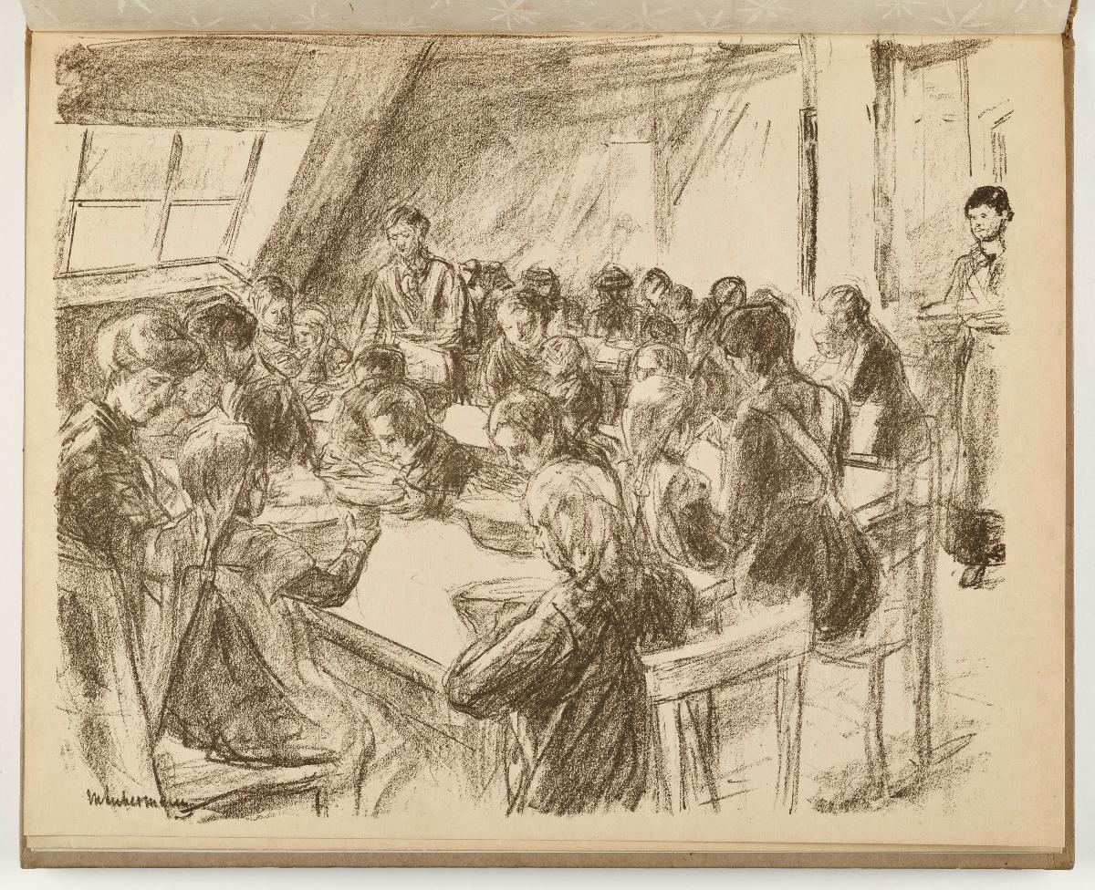 Kindervolksküche (Illustration aus: Kunst und Künstler XIII,6)