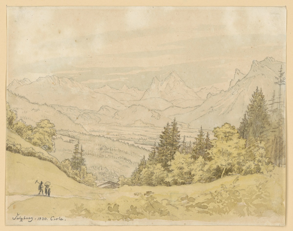 Gebirgslandschaft bei Salzburg