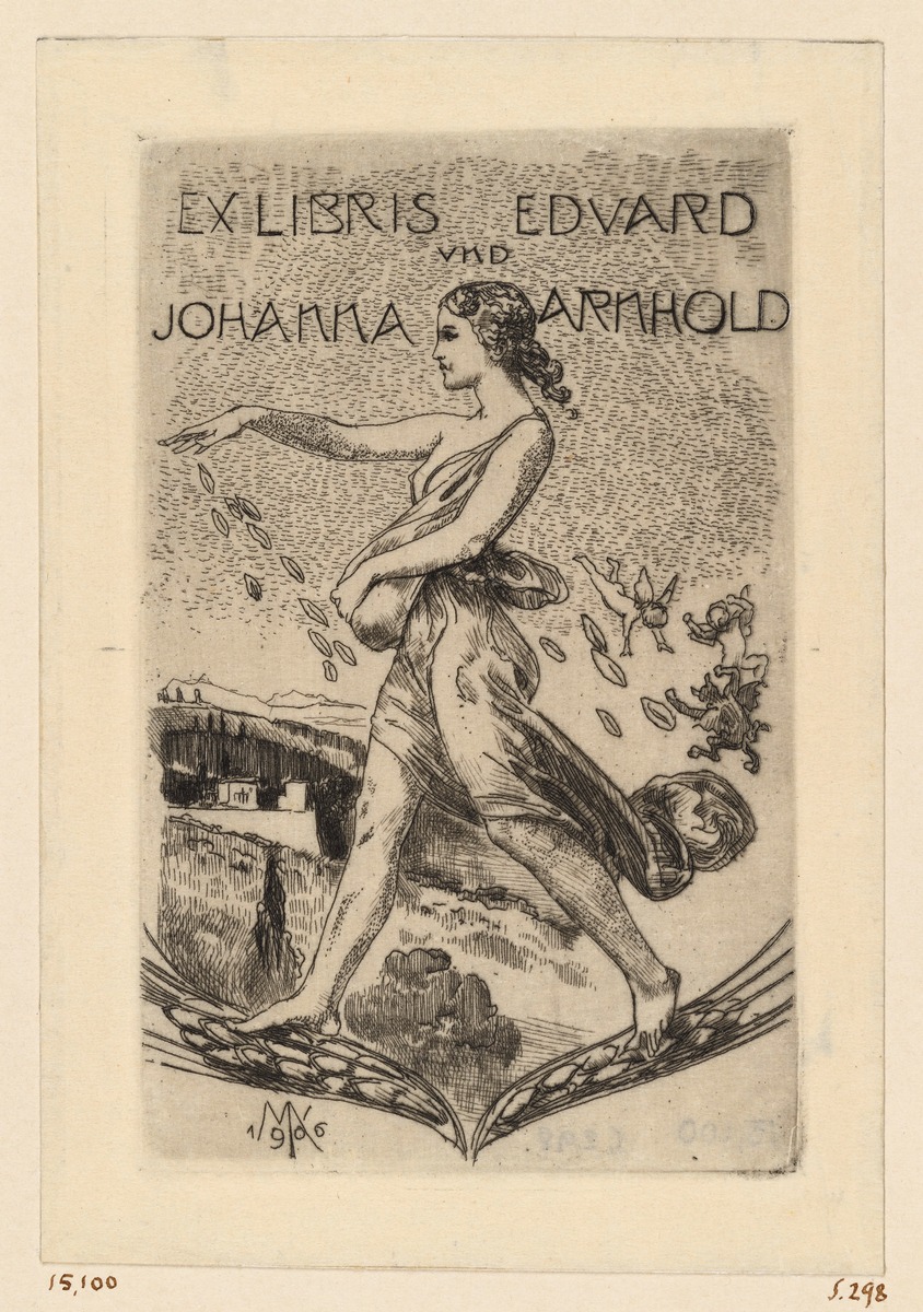 Exlibris Eduard  und Johanna Arnhold