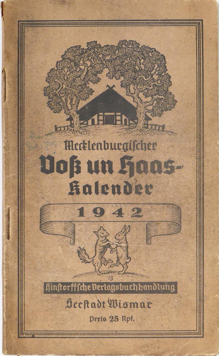 Mecklenburgischer Voß un Haas-Kalender 1942