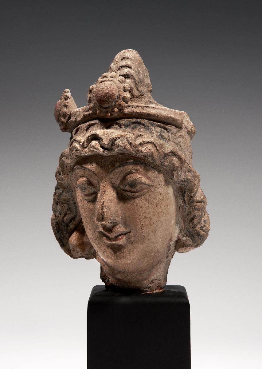 Kopf eines Bodhisattva mit Diadem