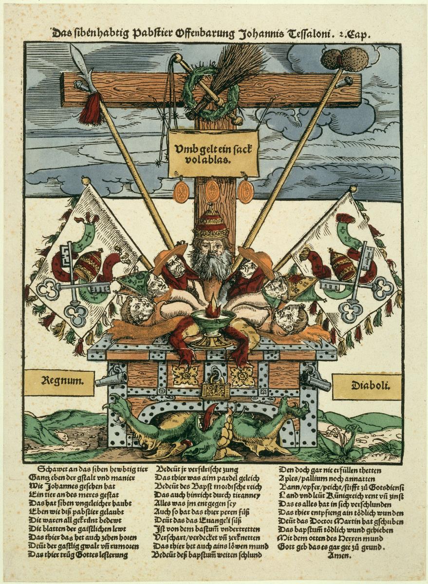 Das siebenköpfige Papsttier (Papst)