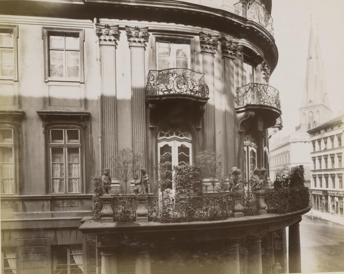 Berlin, Nikolaiviertel, Ephraim Palais, Detail der Eckfassade